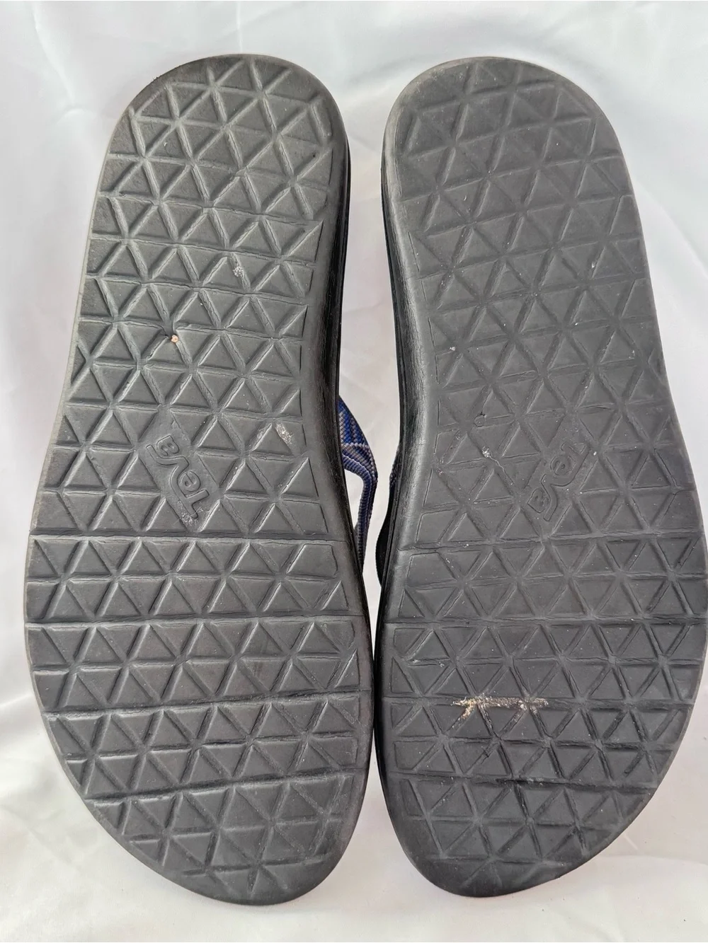 Teva Voya Flip Flop Sandals Mens 11 Toe Post Slip On Flats Blue Aztec Southwest